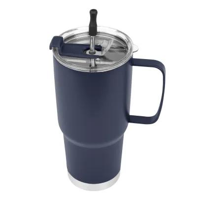 Insulated Tumbler Stainless Steel with Straw Kit - 30 oz - product view 2