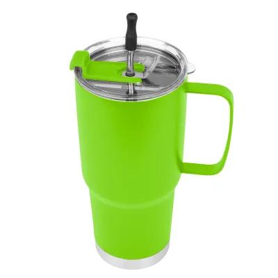 Insulated Tumbler Stainless Steel with Straw Kit - 30 oz - product view 12