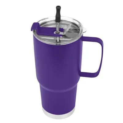 Insulated Tumbler Stainless Steel with Straw Kit - 30 oz - product view 15