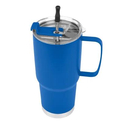 Insulated Tumbler Stainless Steel with Straw Kit - 30 oz - product view 17