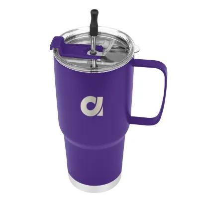 Insulated Tumbler Stainless Steel with Straw Kit - 30 oz - product view 19