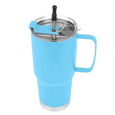Insulated Tumbler Stainless Steel with Straw Kit - 30 oz - product view 20