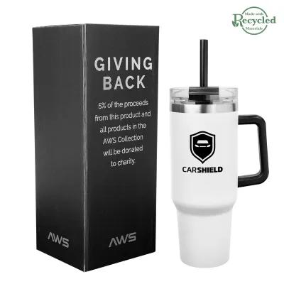 Insulated Tumbler Stainless Steel with Handle - 40 oz - product view 13