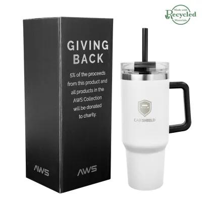 Insulated Tumbler Stainless Steel with Handle - 40 oz - product view 14