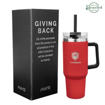 Insulated Tumbler Stainless Steel with Handle - 40 oz - product view 17