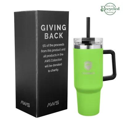 Insulated Tumbler Stainless Steel with Handle - 40 oz - product view 23