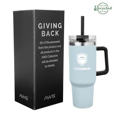 Insulated Tumbler Stainless Steel with Handle - 40 oz - product view 24