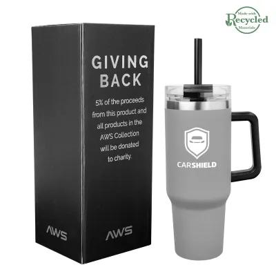 Insulated Tumbler Stainless Steel with Handle - 40 oz - product view 26