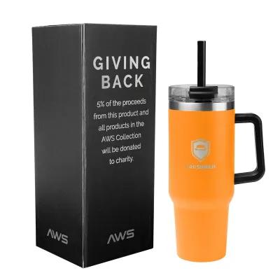 Insulated Tumbler Stainless Steel with Handle - 40 oz - product view 31