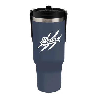 Insulated Tumbler Recycled Stainless Steel Flip Top - 40 oz - product view 2