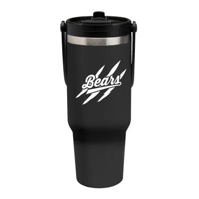 Insulated Tumbler Recycled Stainless Steel Flip Top - 40 oz - product view 3