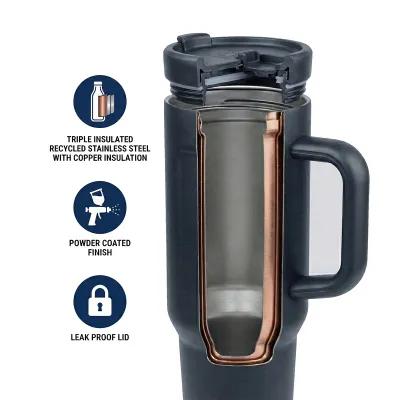 Insulated Tumbler Recycled Stainless Steel Triple - 40 oz - product view 4