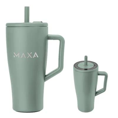 Insulated Tumbler with Stainless Steel Straw - 30 oz