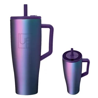 Insulated Tumbler with Stainless Steel Straw - 40 oz - product view 3