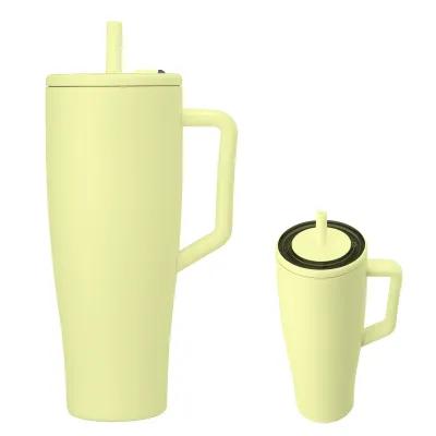 Insulated Tumbler with Stainless Steel Straw - 40 oz - product view 5