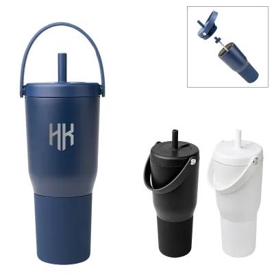 Insulated Tumbler with Carry Handle - 25 oz