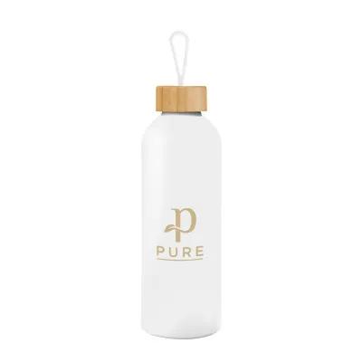 Water Bottle Recycled Aluminum with Bamboo Lid - 25 oz