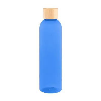 Water Bottle Recycled Plastic with Bamboo Lid - 32 oz - product view 2