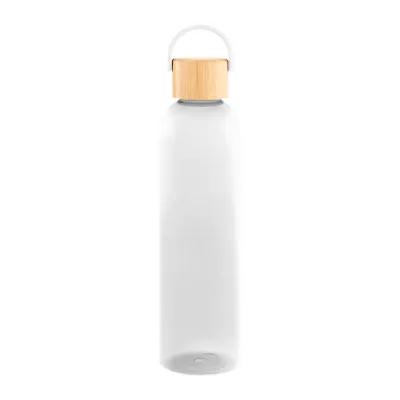 Water Bottle Recycled Plastic with Bamboo Lid - 32 oz - product view 2