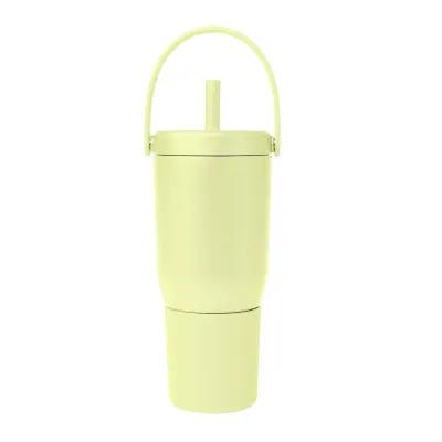 Insulated Tumbler with Carry Handle - 35 oz - product view 6