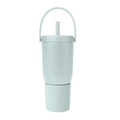 Insulated Tumbler with Carry Handle - 35 oz - product view 8