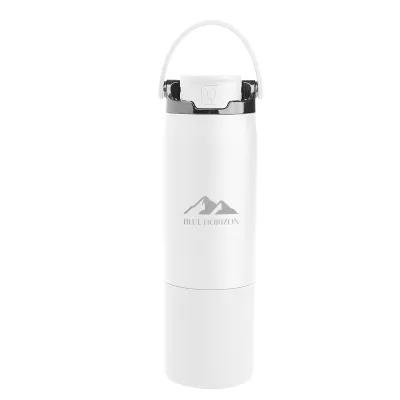 Insulated Water Bottle with Flip-Top Lid - 25 oz