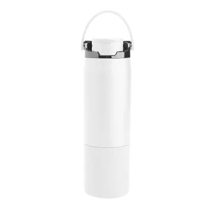 Insulated Water Bottle with Flip-Top Lid - 25 oz - product view 2