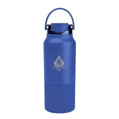 Insulated Water Bottle with Flip-Top Lid - 35 oz