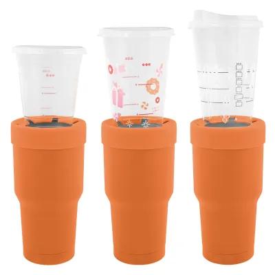 Stainless Steel Cup Insulator with Lid - 30 oz - product view 1