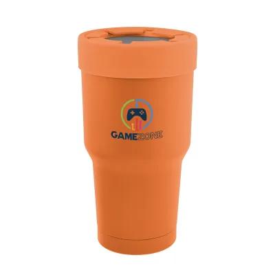 Stainless Steel Cup Insulator with Lid - 30 oz - product view 2