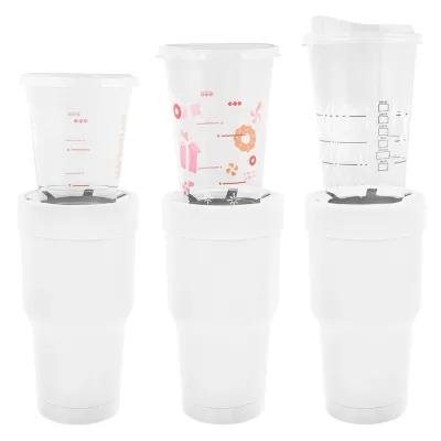 Stainless Steel Cup Insulator with Lid - 30 oz - product view 5