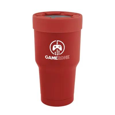 Stainless Steel Cup Insulator with Lid - 30 oz - product view 6