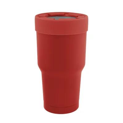 Stainless Steel Cup Insulator with Lid - 30 oz - product view 10