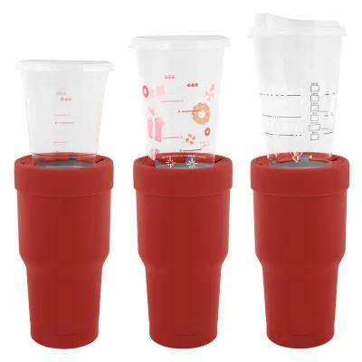 Stainless Steel Cup Insulator with Lid - 30 oz - product view 14