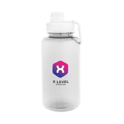 Recycled Plastic Water Bottle Flip-Top - 34 oz - product view 3