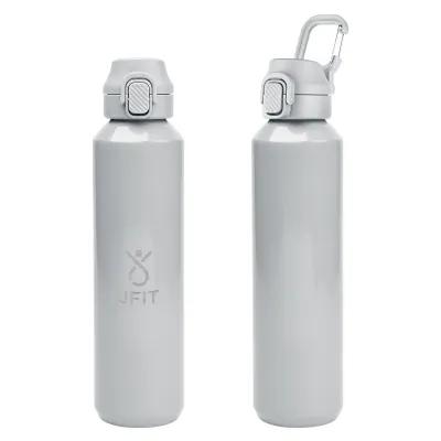 Recycled Aluminum Bottle with Carabiner - 27 oz - product view 7