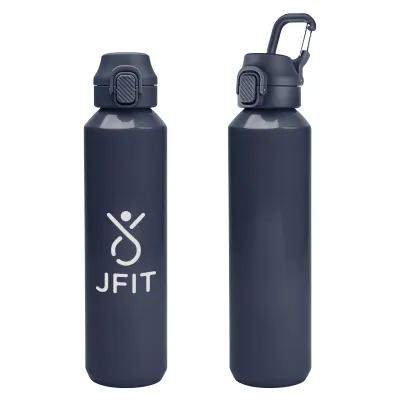 Recycled Aluminum Bottle with Carabiner - 27 oz - product view 16