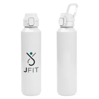 Recycled Aluminum Bottle with Carabiner - 27 oz - product view 22