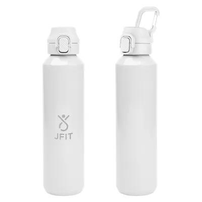 Recycled Aluminum Bottle with Carabiner - 27 oz - product view 23