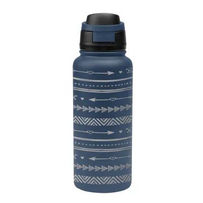 Insulated Water Bottle Recycled Steel Pop Lid - 32 oz