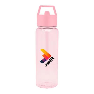 Water Bottle Recycled rPET Plastic with Straw - 32 oz - product view 2