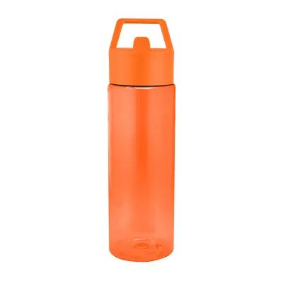 Water Bottle Recycled rPET Plastic with Straw - 24 oz - product view 2