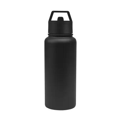 Insulated Water Bottle Recycled Steel with Straw - 32 oz - product view 4