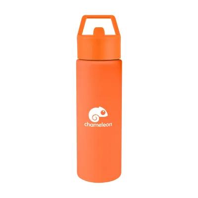 Insulated Water Bottle Recycled Steel with Straw - 24 oz