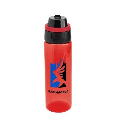 Water Bottle rPET Plastic Pop Sip and Chug - 24 oz - product view 2