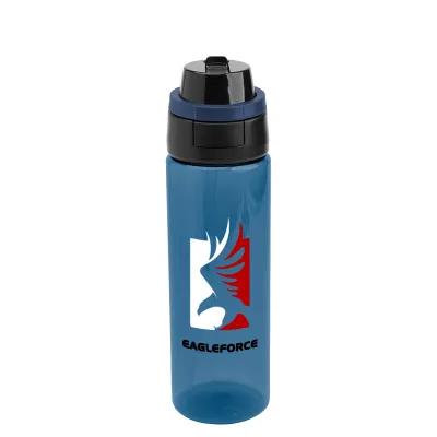 Water Bottle rPET Plastic Pop Sip and Chug - 24 oz - product view 3