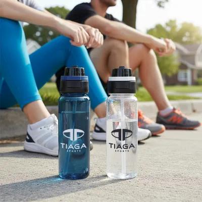 Water Bottle rPET Plastic Pop Sip and Chug - 32 oz - product view 10