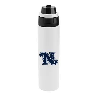 Water Bottle Steel Single Wall Pop Sip and Chug - 32 oz