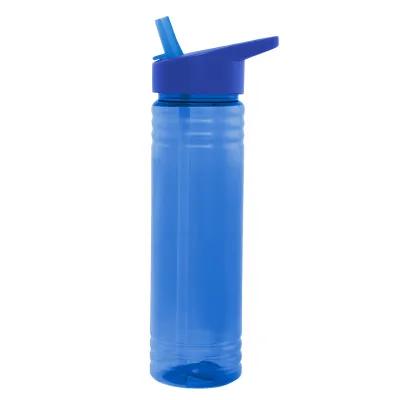 Water Bottle with Sip Top Lid PET Vibe Style - 24 oz - product view 3