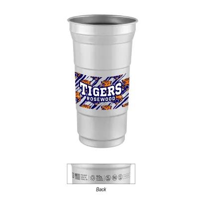 Aluminum Cup Recycled Material Stackable - 12 oz - product view 2
